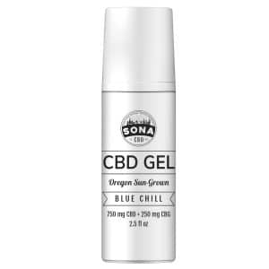 SONA Sport CBD/CBG Roll-On Gel, Blue Chill 1000mg